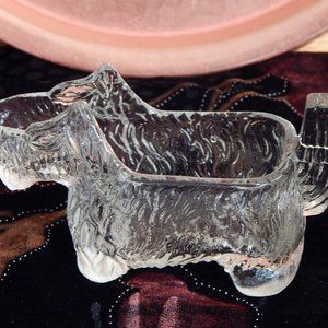 1940's Glass Figurative "SCOTTIE" Dog Creamer